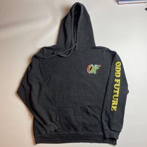 Odd Future Pullover Hoodie Men Large (fit M) Gray Tie Dye logo (Please read)